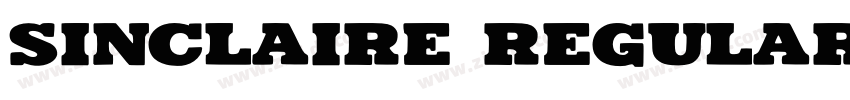 Sinclaire Regular字体转换